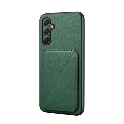 Samsung Galaxy A24 5G Calf Texture Leather Case with Dual Card Slots and Stand Function