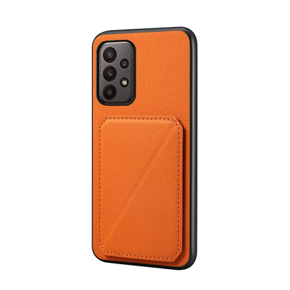 Samsung Galaxy A23 Calf Texture Leather Case with Dual Card Slots and Stand Function