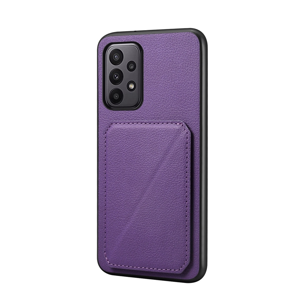 Samsung Galaxy A23 Calf Texture Leather Case with Dual Card Slots and Stand Function