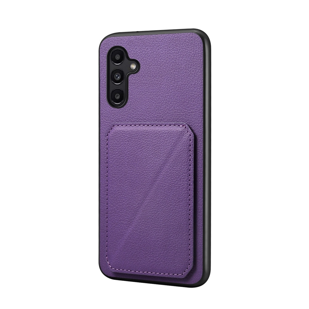 Samsung Galaxy A15 Calf Texture Leather Case with Dual Card Slots and Stand Function
