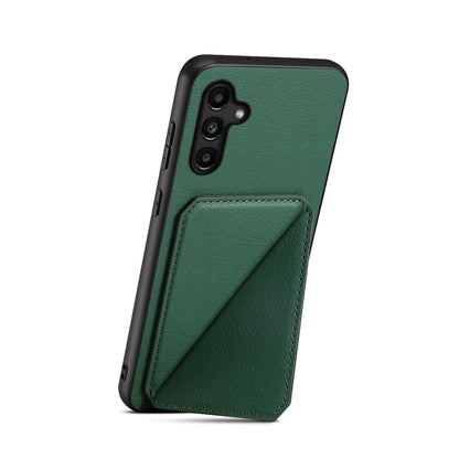 Samsung Galaxy A15 Calf Texture Leather Case with Dual Card Slots and Stand Function