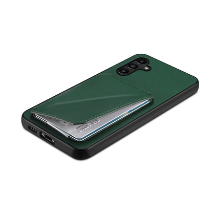 Samsung Galaxy A15 Calf Texture Leather Case with Dual Card Slots and Stand Function