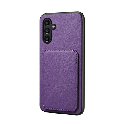Samsung Galaxy A14 Calf Texture Leather Case with Dual Card Slots and Stand Function