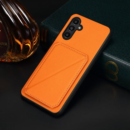 Samsung Galaxy A13 5G Calf Texture Leather Case with Dual Card Slots and Stand Function