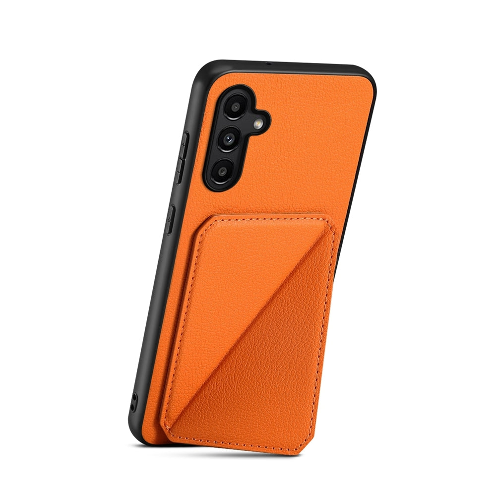 Samsung Galaxy A13 5G Calf Texture Leather Case with Dual Card Slots and Stand Function
