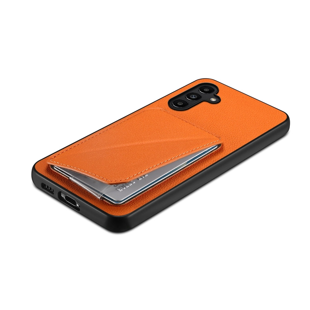 Samsung Galaxy A13 5G Calf Texture Leather Case with Dual Card Slots and Stand Function
