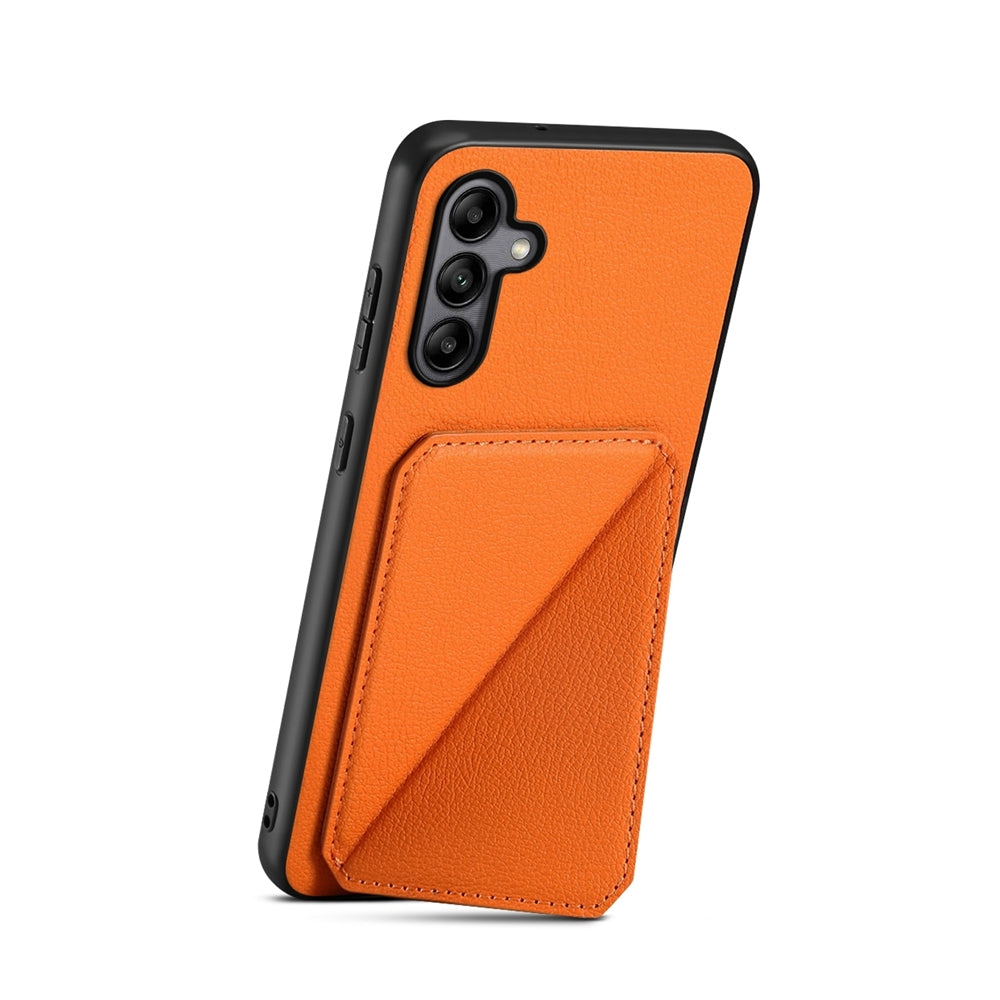 Samsung Galaxy A05s Calf Texture Leather Case with Dual Card Slots and Stand Function