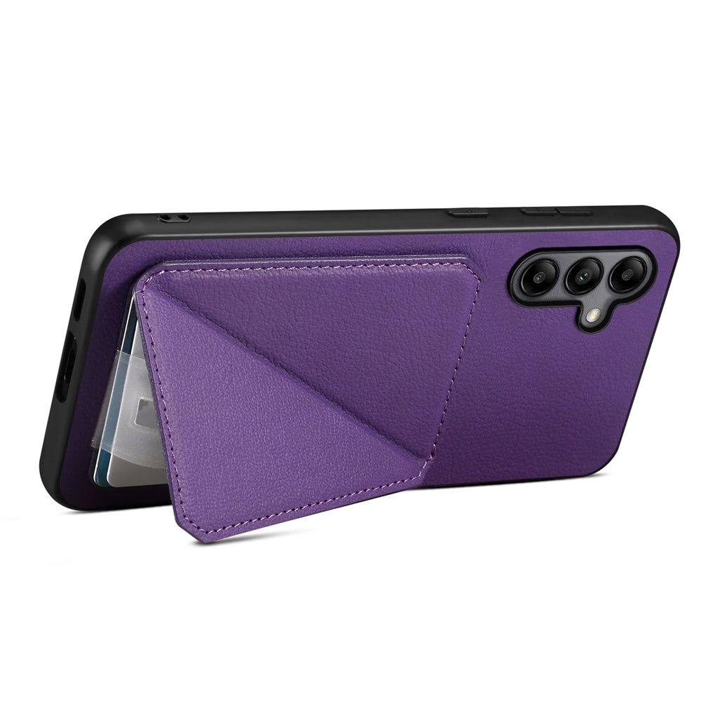 Samsung Galaxy A05s Calf Texture Leather Case with Dual Card Slots and Stand Function