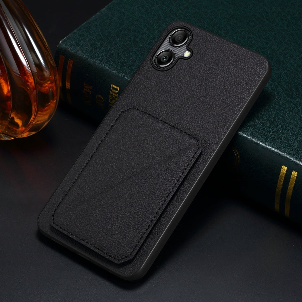 Samsung Galaxy A05 Calf Texture Leather Case with Dual Card Slots and Stand Function