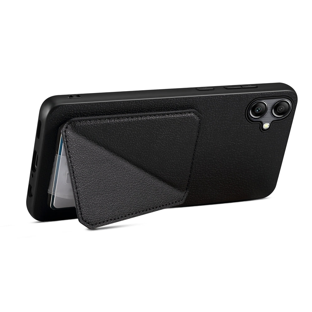Samsung Galaxy A05 Calf Texture Leather Case with Dual Card Slots and Stand Function