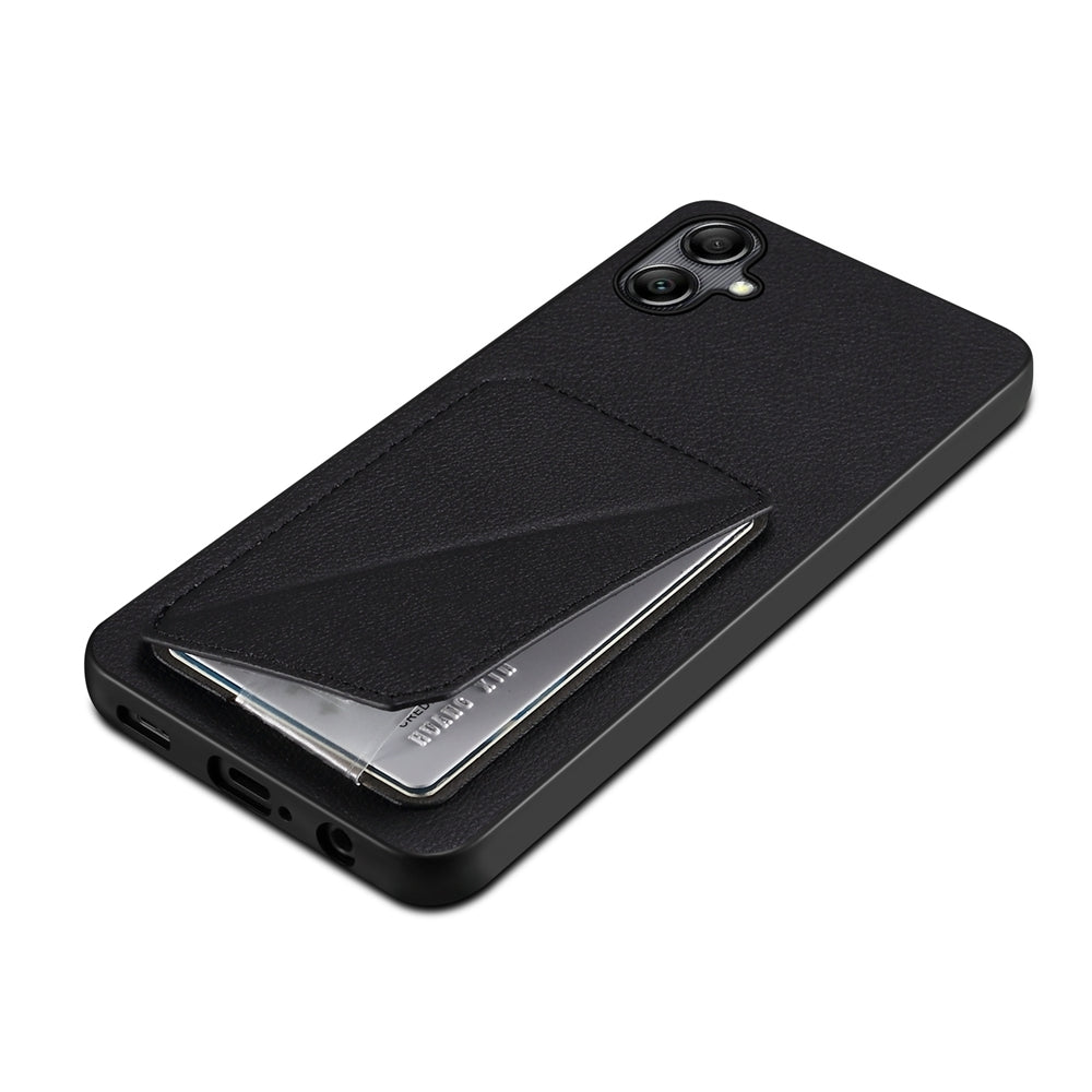 Samsung Galaxy A05 Calf Texture Leather Case with Dual Card Slots and Stand Function