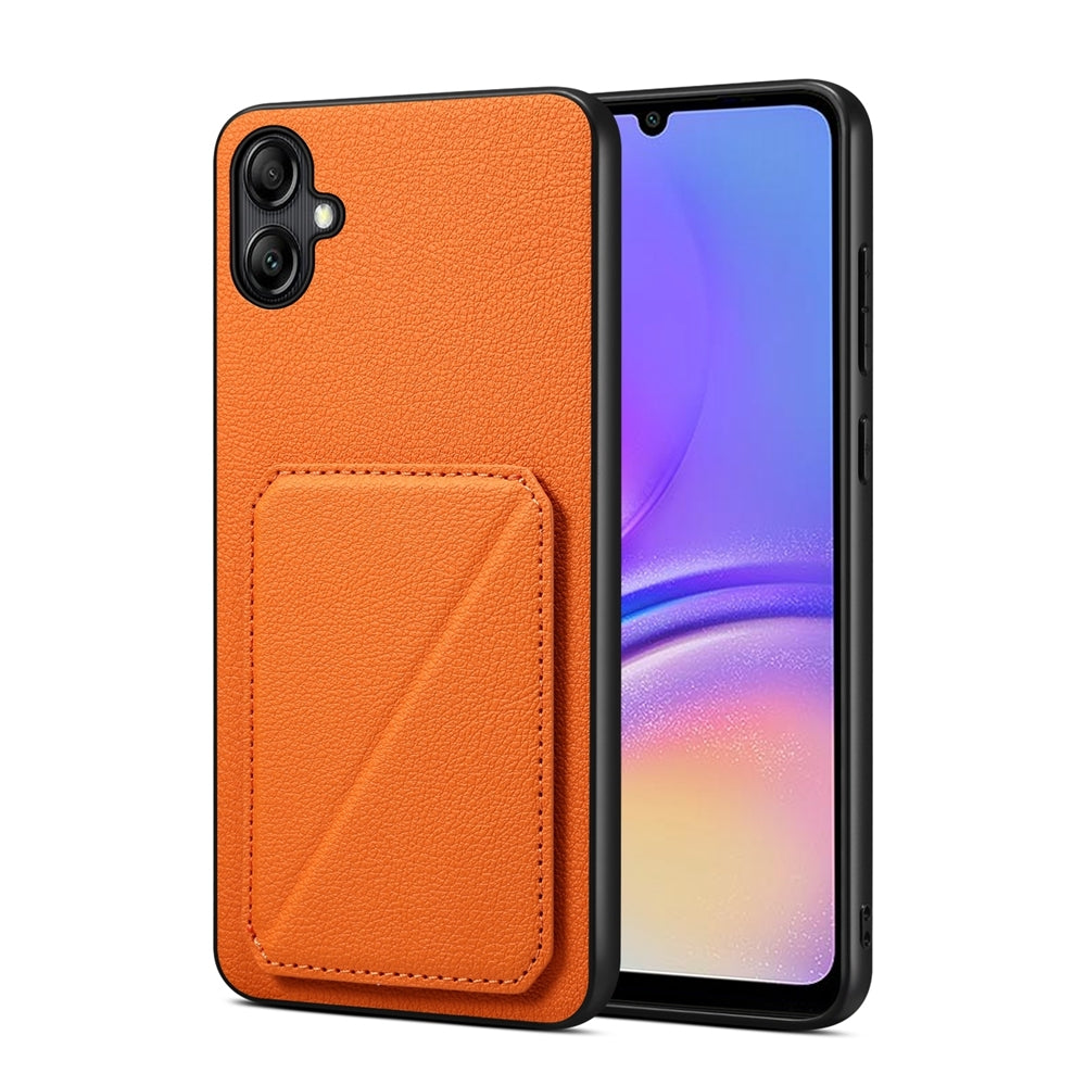 Samsung Galaxy A05 Calf Texture Leather Case with Dual Card Slots and Stand Function