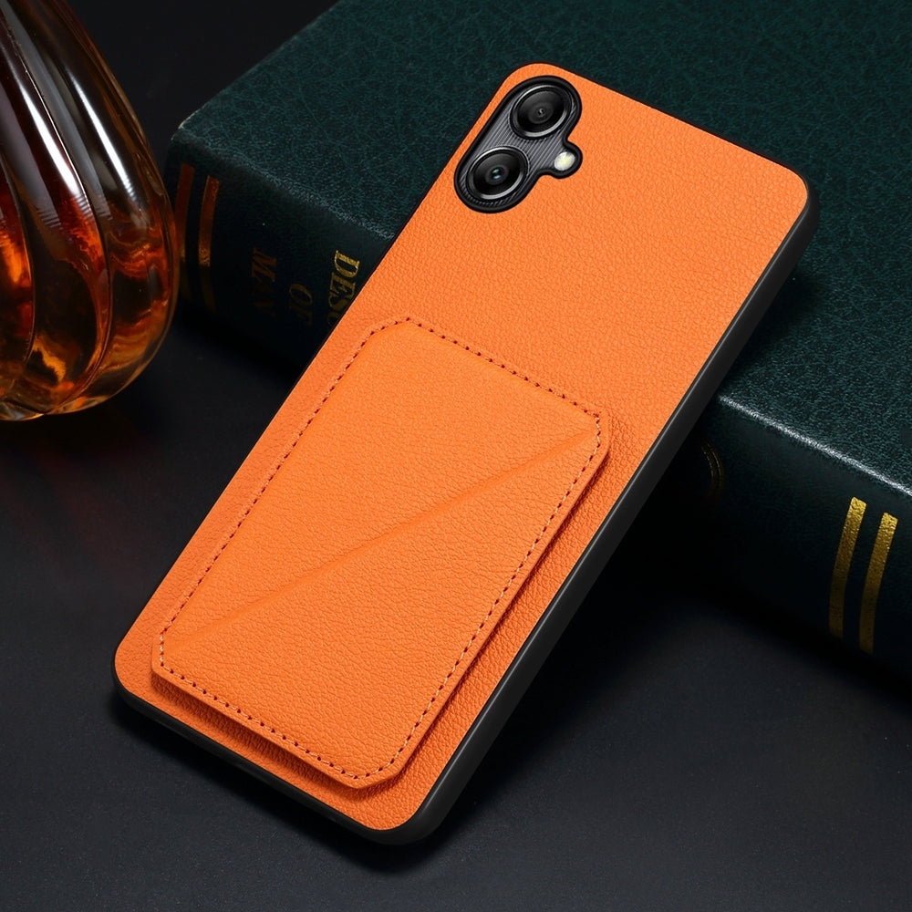Samsung Galaxy A05 Calf Texture Leather Case with Dual Card Slots and Stand Function