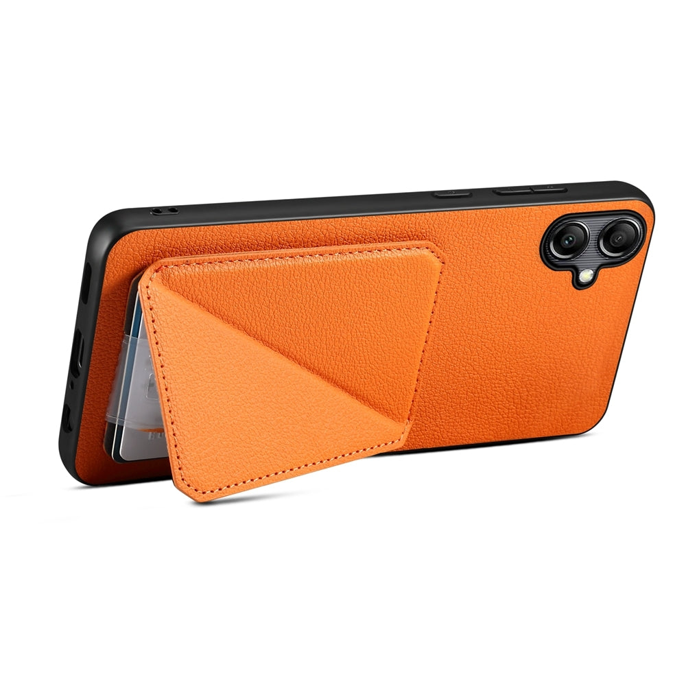 Samsung Galaxy A05 Calf Texture Leather Case with Dual Card Slots and Stand Function