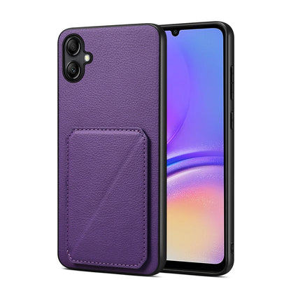 Samsung Galaxy A05 Calf Texture Leather Case with Dual Card Slots and Stand Function