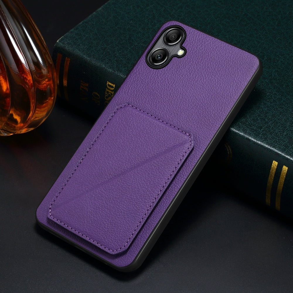 Samsung Galaxy A05 Calf Texture Leather Case with Dual Card Slots and Stand Function