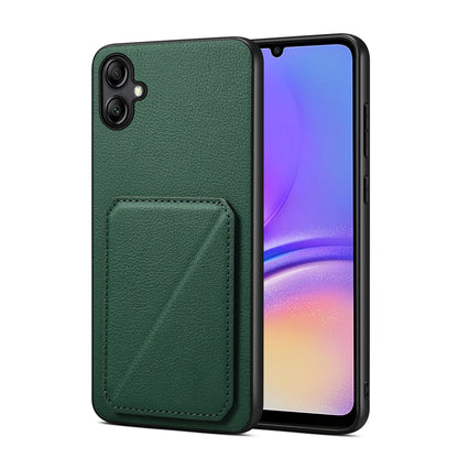 Samsung Galaxy A05 Calf Texture Leather Case with Dual Card Slots and Stand Function