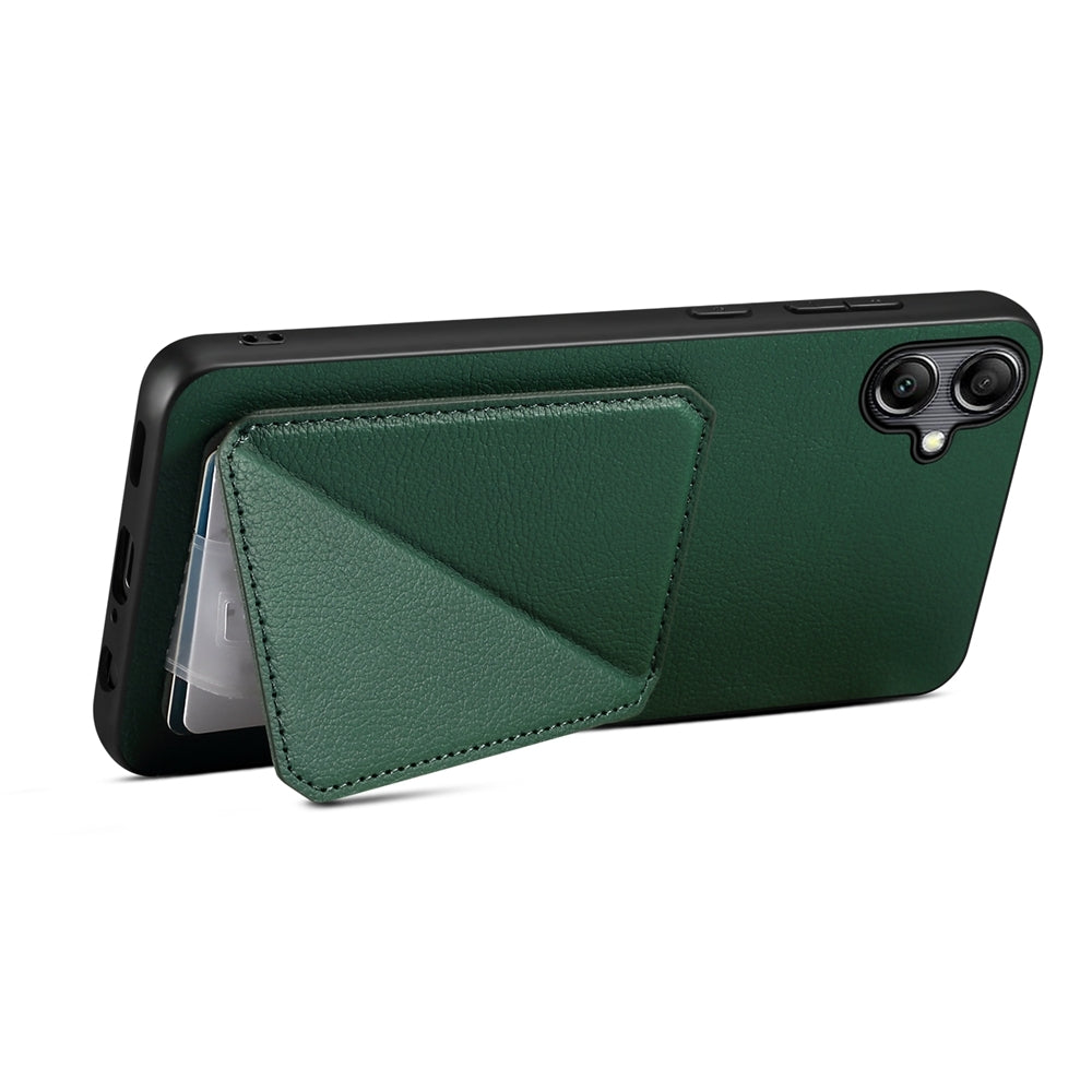 Samsung Galaxy A05 Calf Texture Leather Case with Dual Card Slots and Stand Function