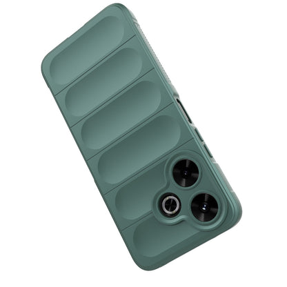 Redmi 13 4G Global Magic Shield TPU + Flannel Phone Case: Durable, Non-toxic, Easy Access, Stylish Design