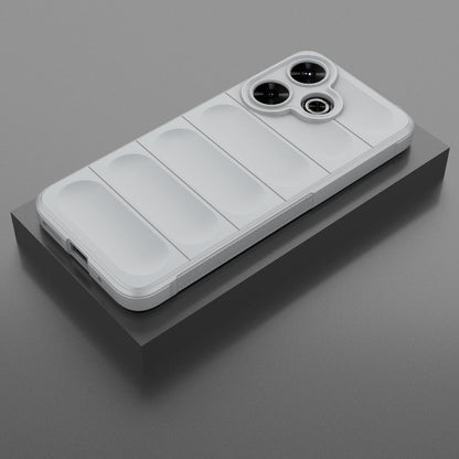 Redmi 13 4G Global Magic Shield TPU + Flannel Phone Case: Durable, Non-toxic, Easy Access, Stylish Design