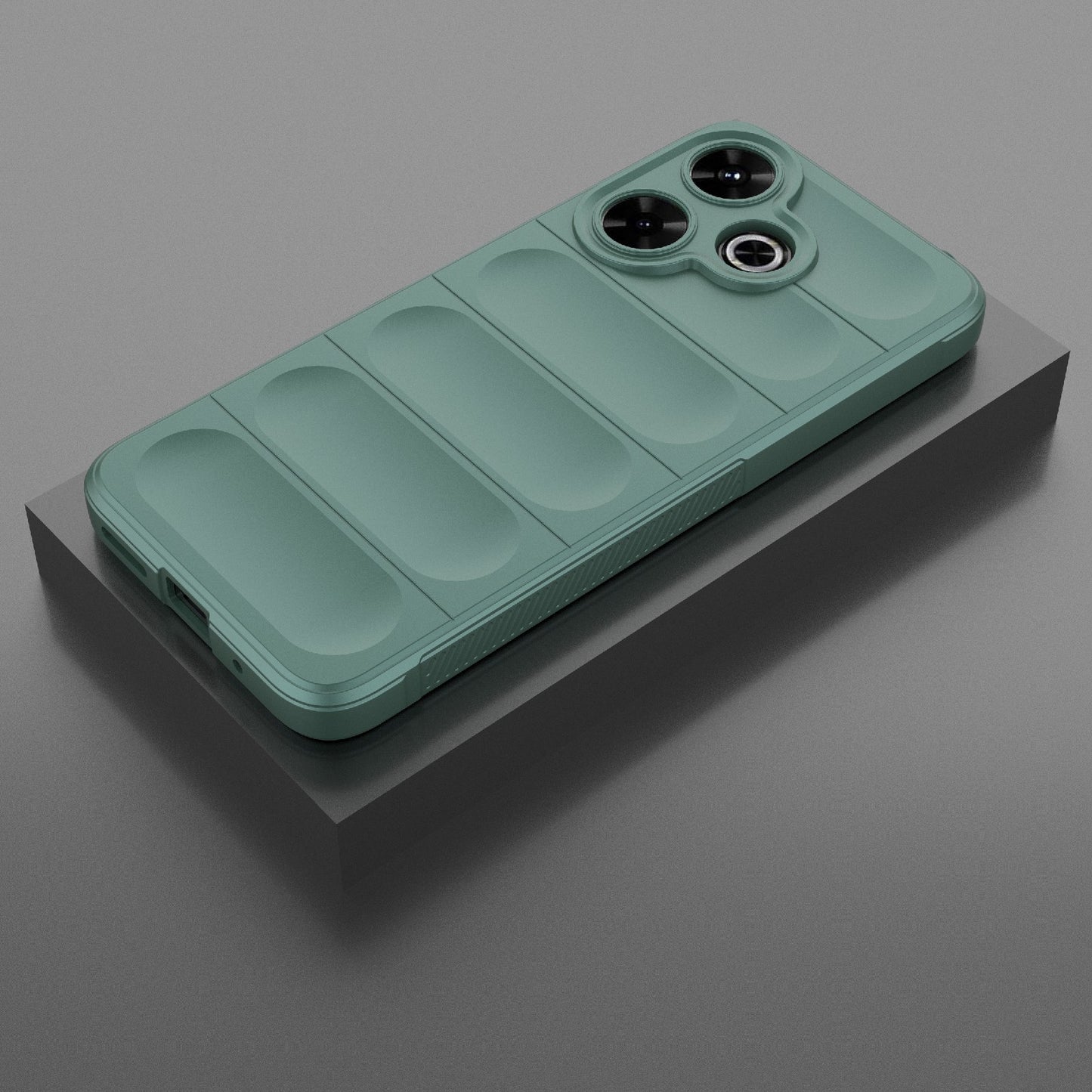 Redmi 13 4G Global Magic Shield TPU + Flannel Phone Case: Durable, Non-toxic, Easy Access, Stylish Design