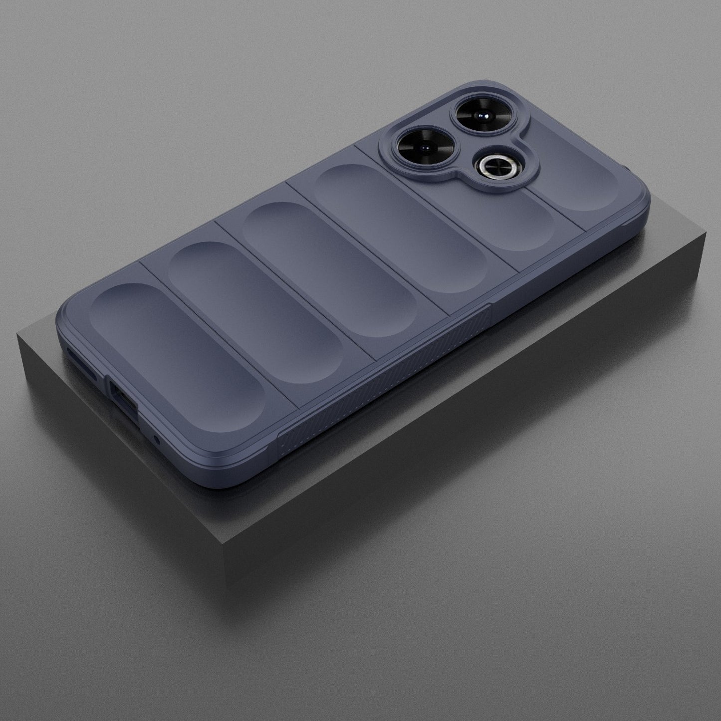Redmi 13 4G Global Magic Shield TPU + Flannel Phone Case: Durable, Non-toxic, Easy Access, Stylish Design