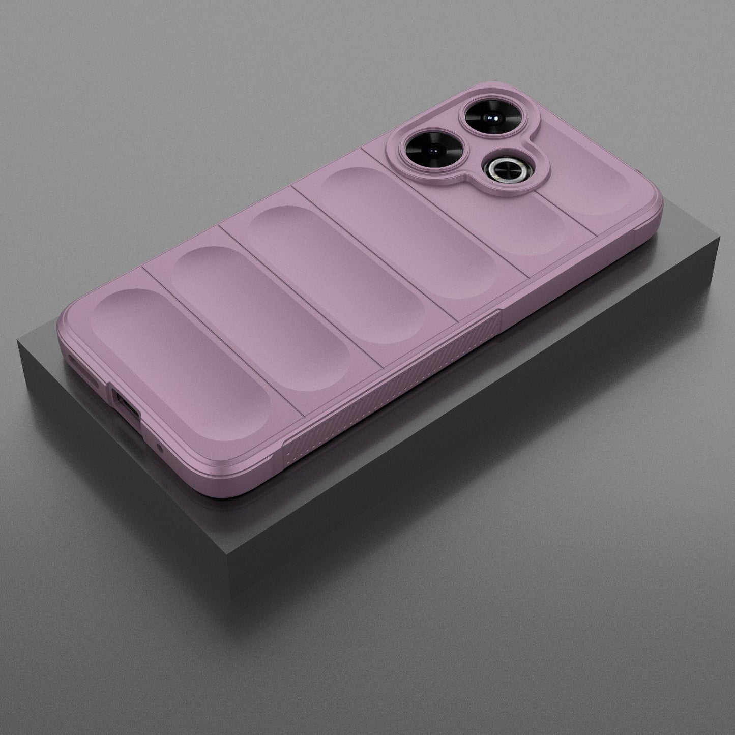 Redmi 13 4G Global Magic Shield TPU + Flannel Phone Case: Durable, Non-toxic, Easy Access, Stylish Design