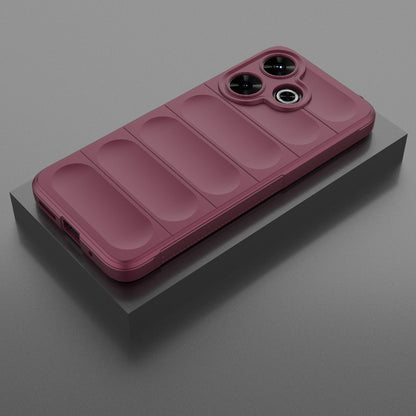 Redmi 13 4G Global Magic Shield TPU + Flannel Phone Case: Durable, Non-toxic, Easy Access, Stylish Design