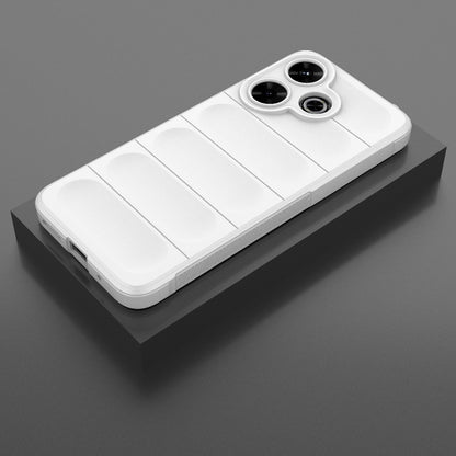 Redmi 13 4G Global Magic Shield TPU + Flannel Phone Case: Durable, Non-toxic, Easy Access, Stylish Design