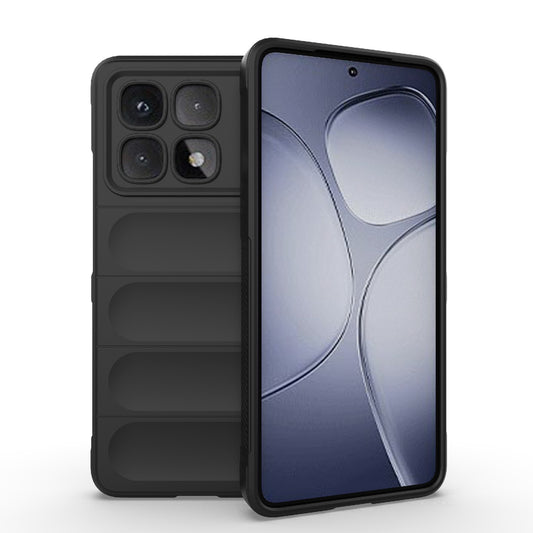 Redmi K70 Ultra Global Magic Shield TPU + Flannel Phone Case: Durable, Non-toxic, Easy Access, Stylish Design