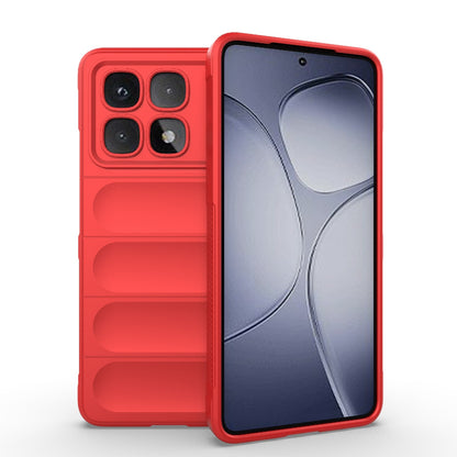 Redmi K70 Ultra Global Magic Shield TPU + Flannel Phone Case: Durable, Non-toxic, Easy Access, Stylish Design