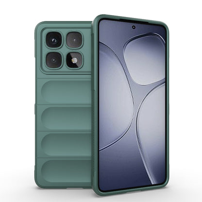 Redmi K70 Ultra Global Magic Shield TPU + Flannel Phone Case: Durable, Non-toxic, Easy Access, Stylish Design