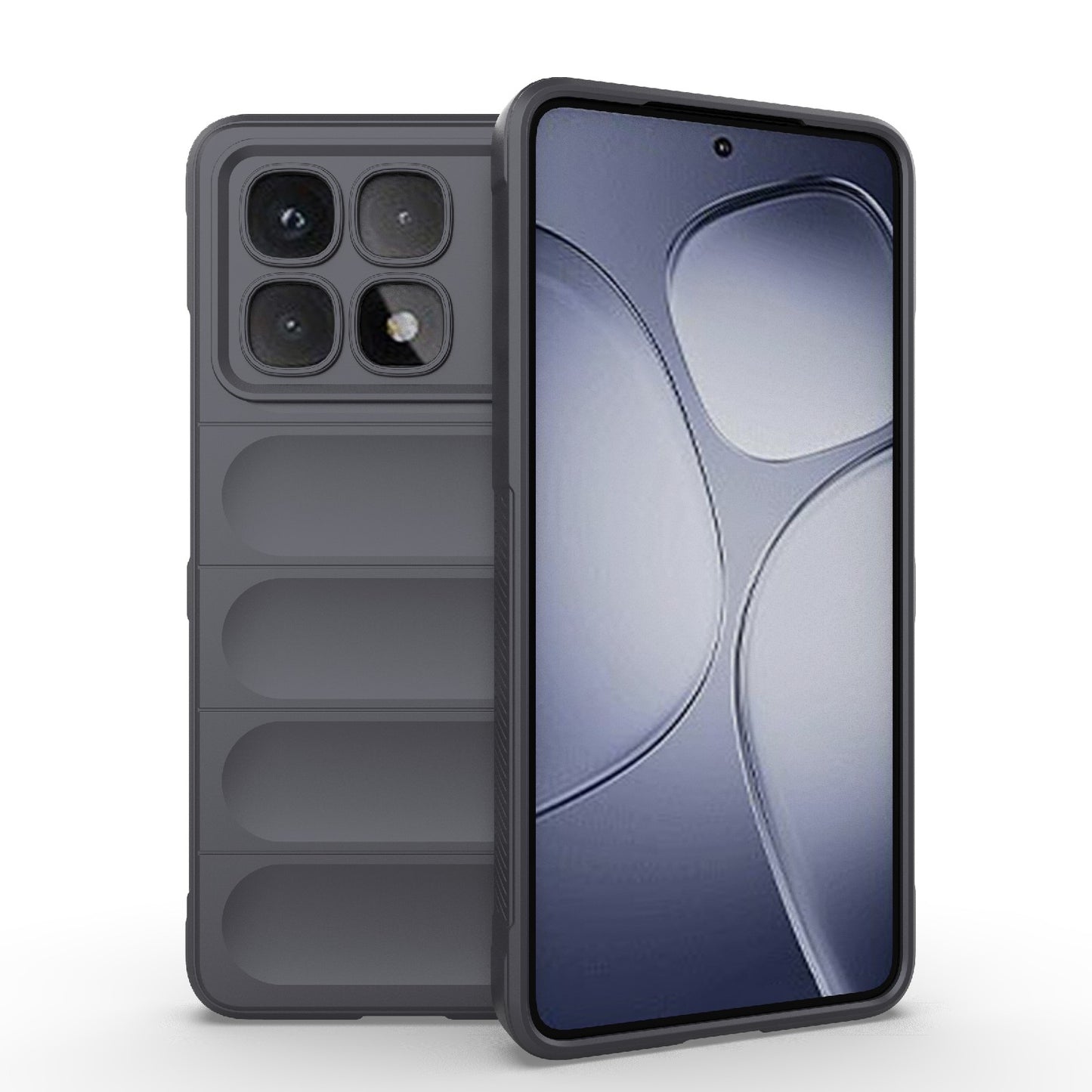 Redmi K70 Ultra Global Magic Shield TPU + Flannel Phone Case: Durable, Non-toxic, Easy Access, Stylish Design