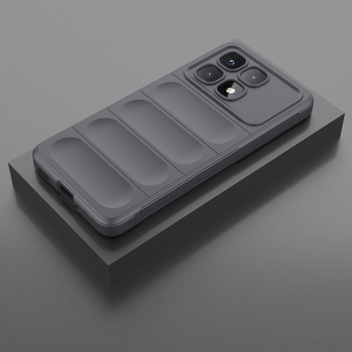 Redmi K70 Ultra Global Magic Shield TPU + Flannel Phone Case: Durable, Non-toxic, Easy Access, Stylish Design