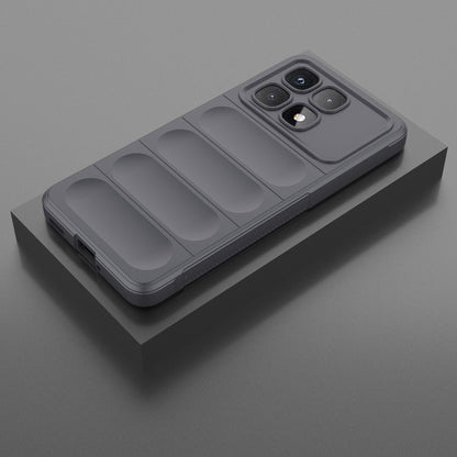 Redmi K70 Ultra Global Magic Shield TPU + Flannel Phone Case: Durable, Non-toxic, Easy Access, Stylish Design