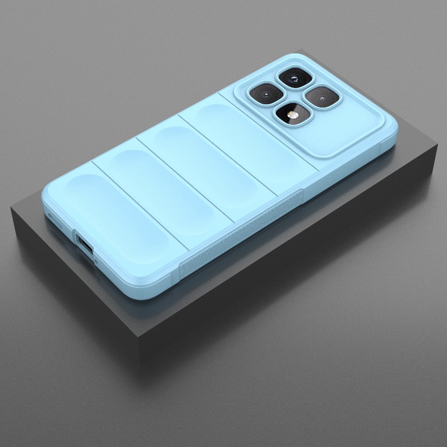 Redmi K70 Ultra Global Magic Shield TPU + Flannel Phone Case: Durable, Non-toxic, Easy Access, Stylish Design