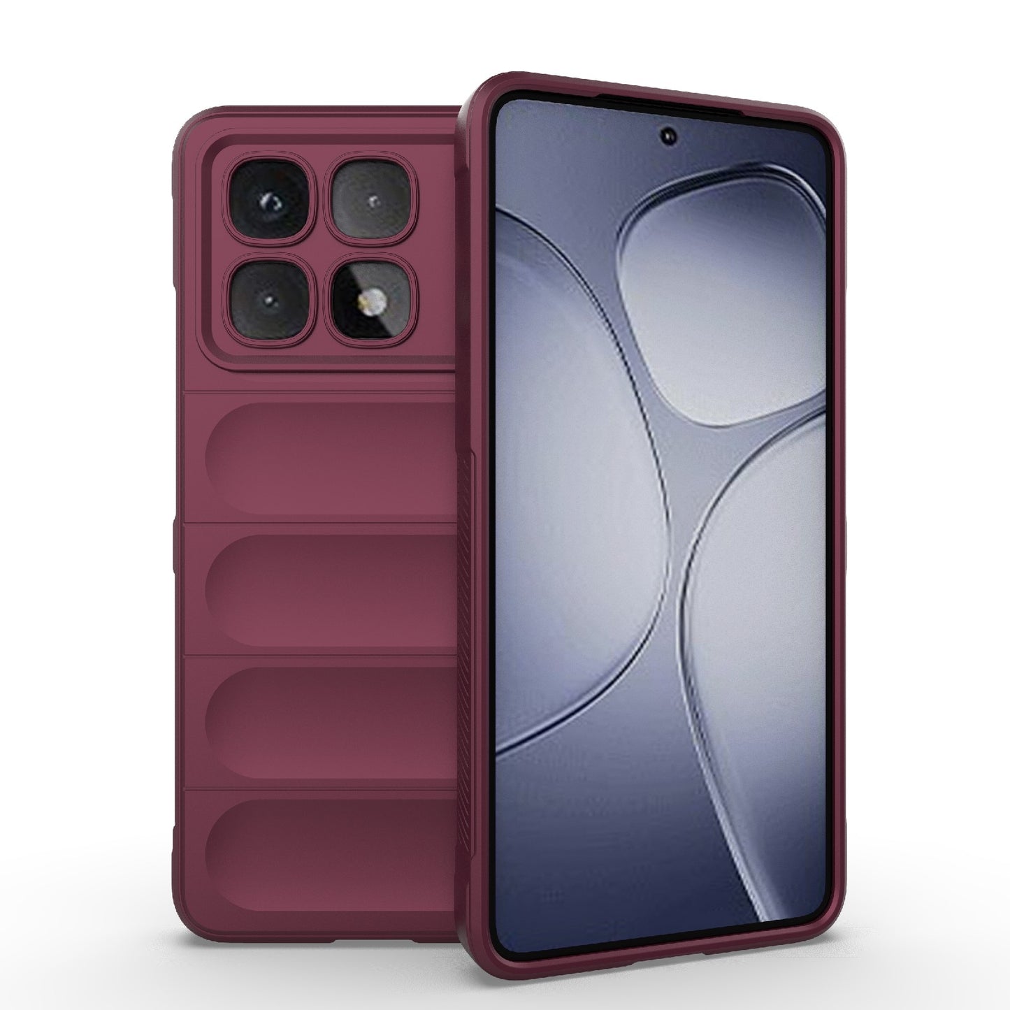 Redmi K70 Ultra Global Magic Shield TPU + Flannel Phone Case: Durable, Non-toxic, Easy Access, Stylish Design