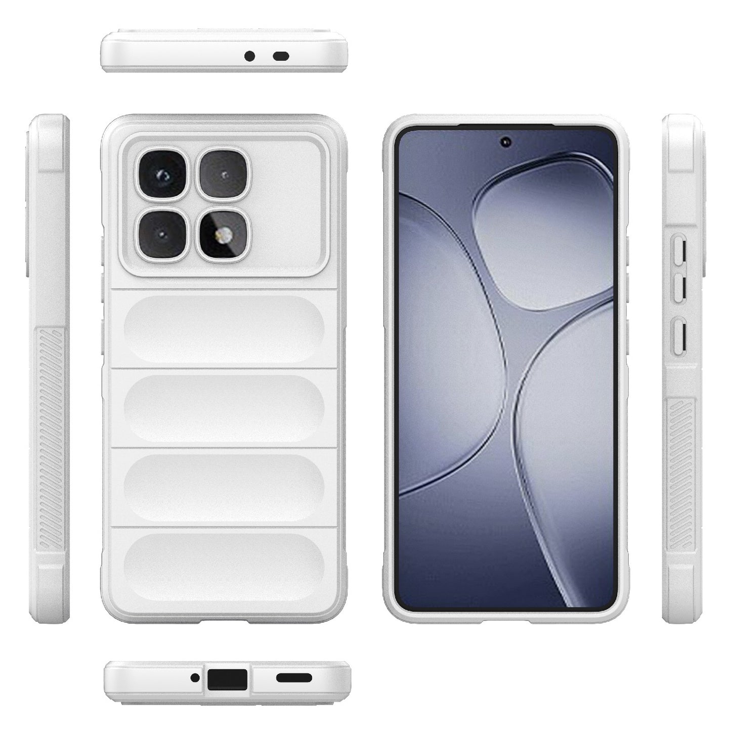 Redmi K70 Ultra Global Magic Shield TPU + Flannel Phone Case: Durable, Non-toxic, Easy Access, Stylish Design