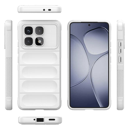 Redmi K70 Ultra Global Magic Shield TPU + Flannel Phone Case: Durable, Non-toxic, Easy Access, Stylish Design