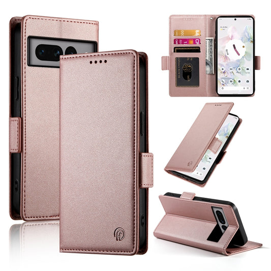 Google Pixel 7 Pro Wallet Case - Luxury Magnetic PU Leather Flip Cover with Card Slots, Stand & Shockproof Protection