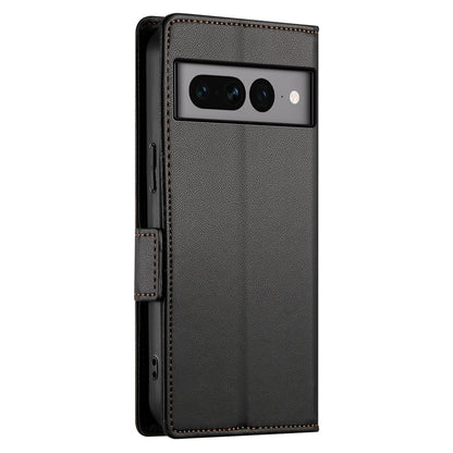 Google Pixel 7 Pro Wallet Case - Luxury Magnetic PU Leather Flip Cover with Card Slots, Stand & Shockproof Protection
