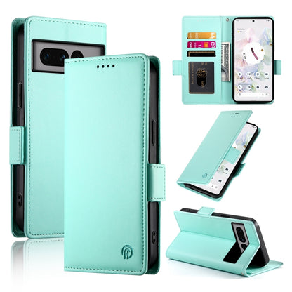 Google Pixel 7 Pro Wallet Case - Luxury Magnetic PU Leather Flip Cover with Card Slots, Stand & Shockproof Protection