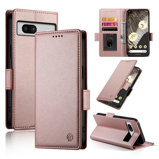 Google Pixel 7a Wallet Case - Luxury Magnetic PU Leather Flip Cover with Card Slots, Stand & Shockproof Protection