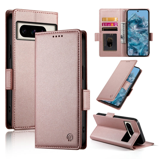 Google Pixel 8 Pro Wallet Case - Luxury Magnetic PU Leather Flip Cover with Card Slots, Stand & Shockproof Protection