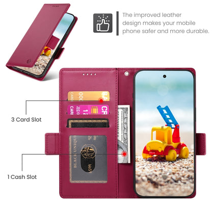 Google Pixel 9 Pro Wallet Case - Luxury Magnetic PU Leather Flip Cover with Card Slots, Stand & Shockproof Protection
