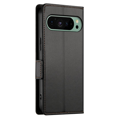 Google Pixel 9 Wallet Case - Luxury Magnetic PU Leather Flip Cover with Card Slots, Stand & Shockproof Protection