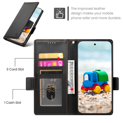 Google Pixel 9 Wallet Case - Luxury Magnetic PU Leather Flip Cover with Card Slots, Stand & Shockproof Protection