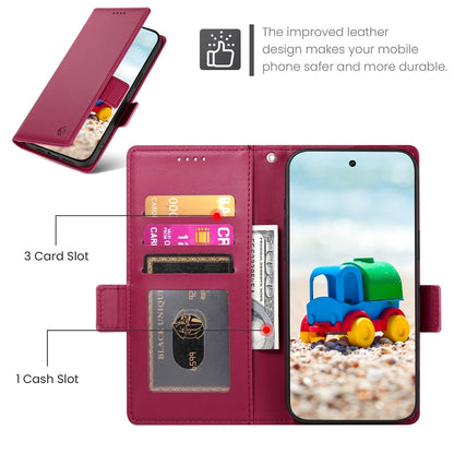 Google Pixel 9 Wallet Case - Luxury Magnetic PU Leather Flip Cover with Card Slots, Stand & Shockproof Protection