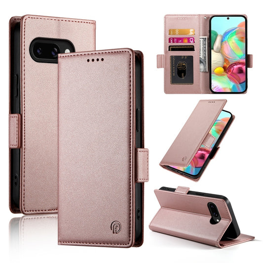 Google Pixel 9a Wallet Case - Luxury Magnetic PU Leather Flip Cover with Card Slots, Stand & Shockproof Protection