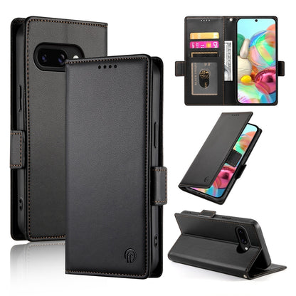 Google Pixel 9a Wallet Case - Luxury Magnetic PU Leather Flip Cover with Card Slots, Stand & Shockproof Protection